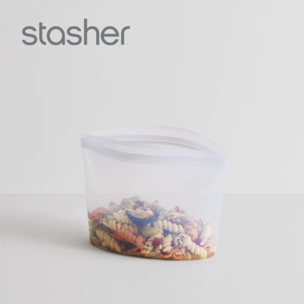 Stasher Reusable Silicone Bag 4-CUP BOWL - Clear